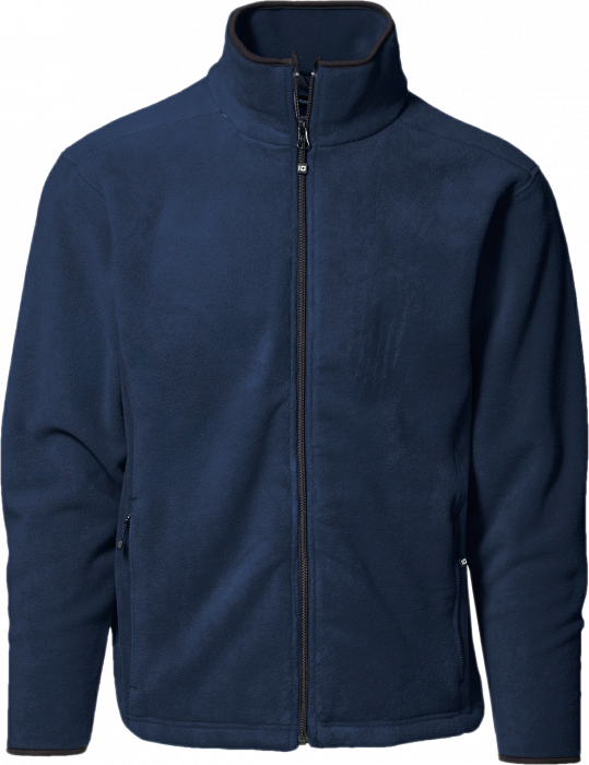 ID - Micro Fleece Cardigan Men - Navy