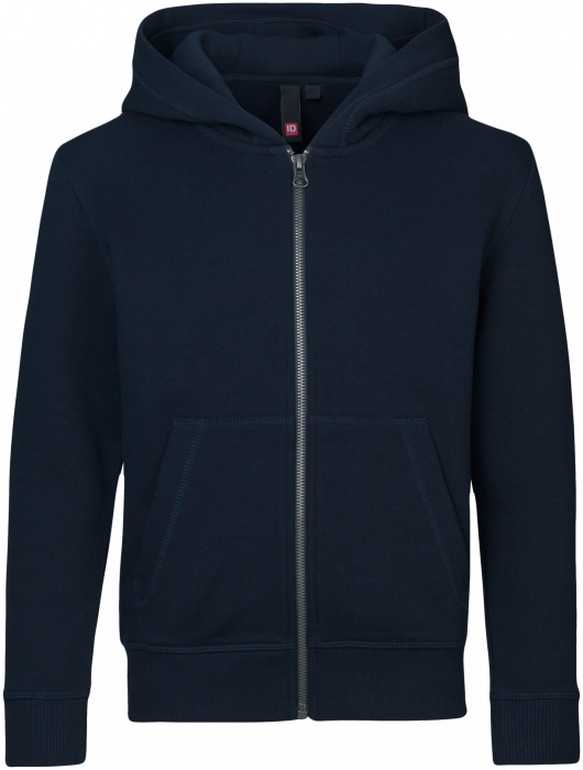 ID - Cottonhoodie With Zip (Ks) - Navy