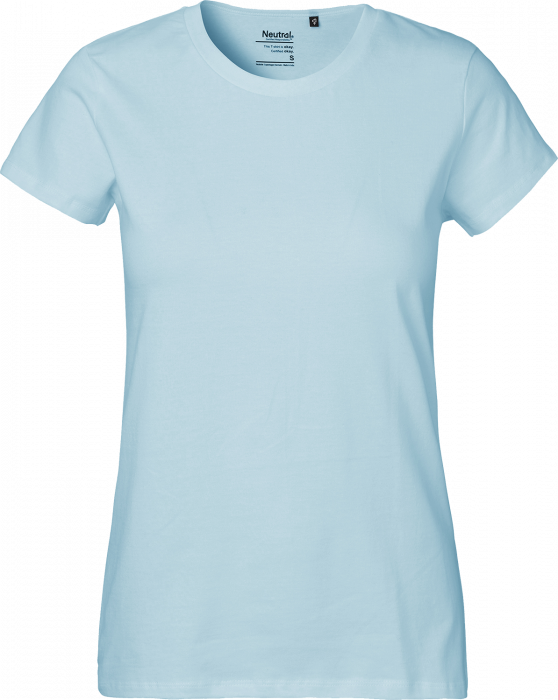 Neutral - Økologisk Bomulds T-Shirt Dame - Light Blue