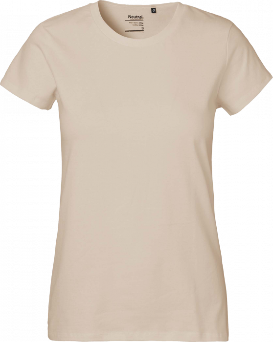 Neutral - Økologisk Bomulds T-Shirt Dame - Sand