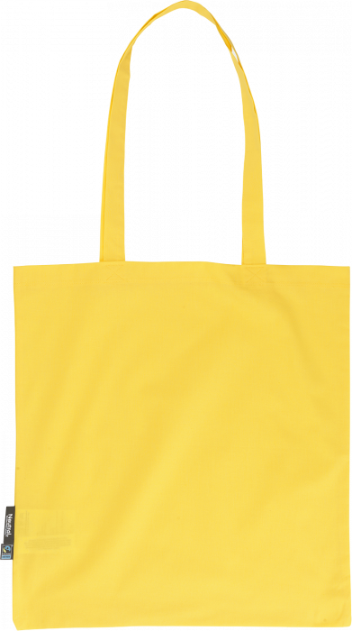 Neutral - Organic Tote Bag With Long Handles - Yellow