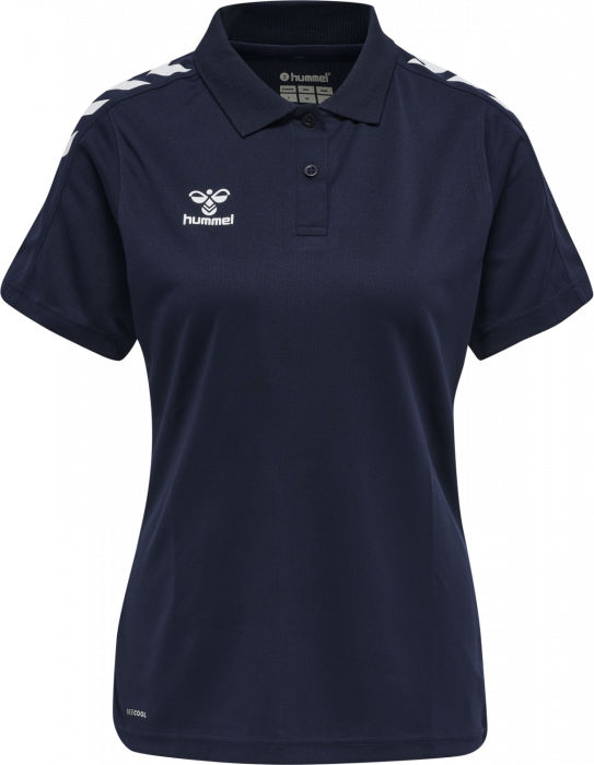 Hummel - Core Xk Polo Women - Marine & blanco