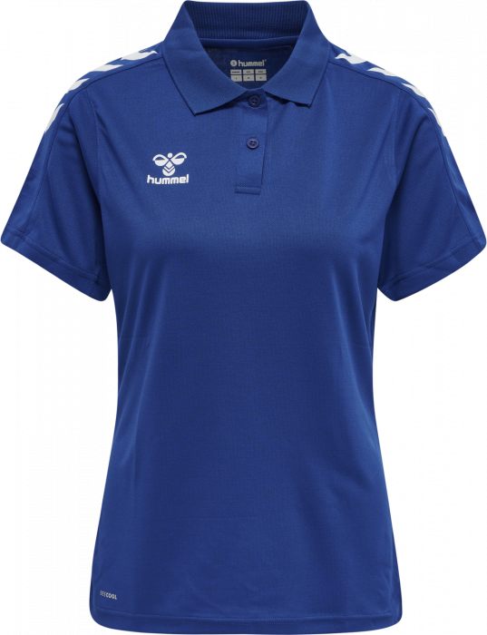 Hummel - Core Xk Polo Women - True Blue & white