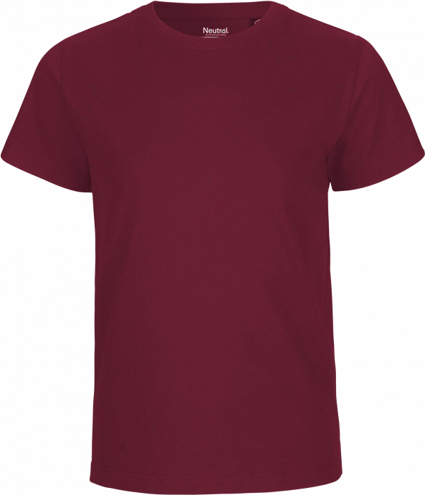 Neutral - Organic Cotton T-Shirt - Bordeaux