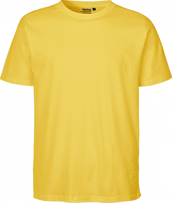 Neutral - Økologisk Bomulds T-Shirt Unisex - Yellow