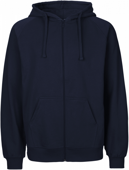 Neutral - Organic Cotton Hoodie With Full Zip Men - Marin