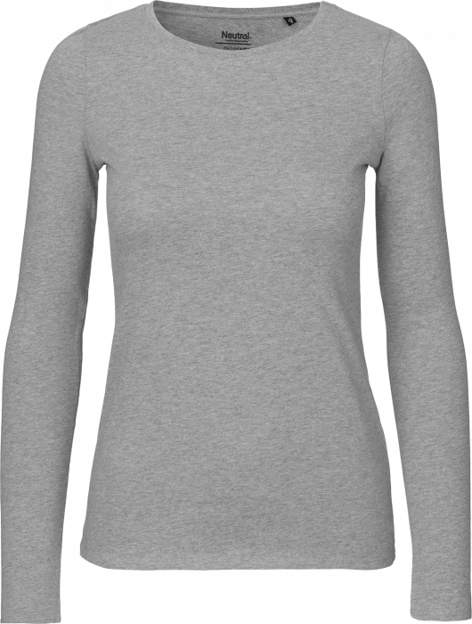 Neutral - Langærmet T-Shirt Dame - Sport Grey