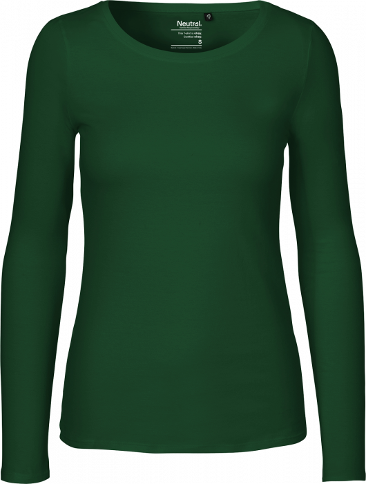 Neutral - Langærmet T-Shirt Dame - Bottle Green