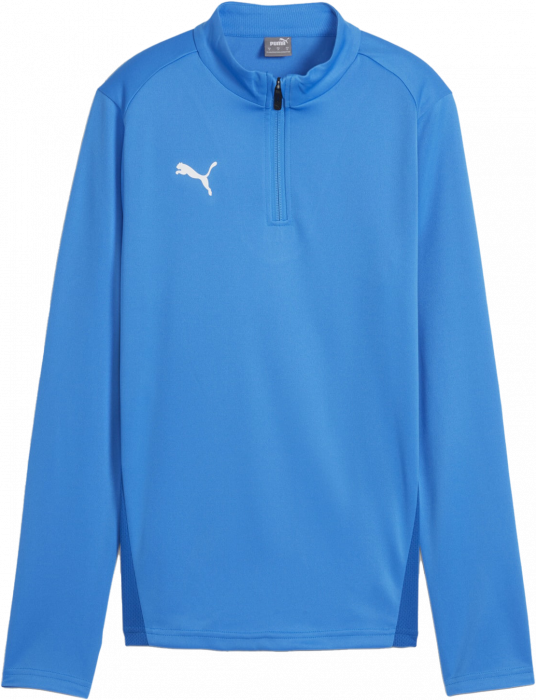 Puma - Team Goal Training Top With Half Zip Women - Blue Lemonade