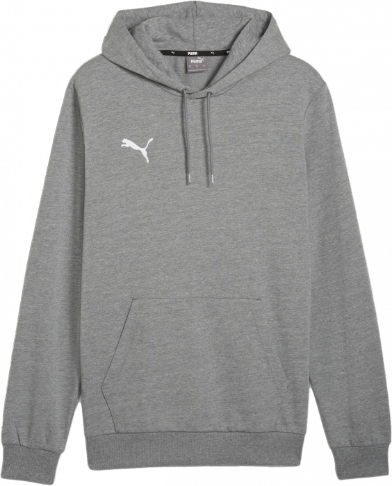 Puma - Teamgoal Casual Hoodie - Grey Heather & weiß