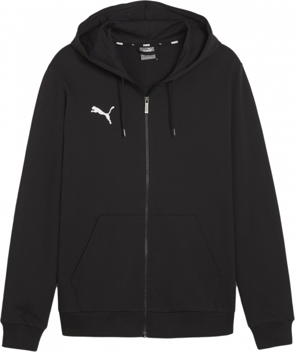 Puma - Teamgoal Casual Zip Hoodie - Negro & blanco