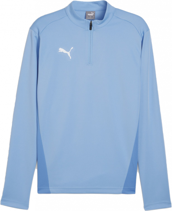 Puma - Teamgoal Training Jacket W. 1/4 Zip - Jasnoniebieski & biały