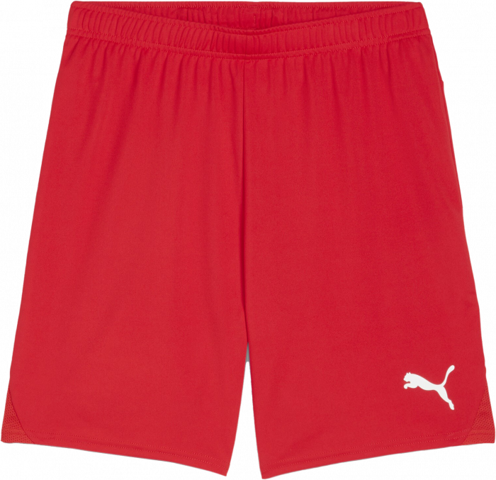 Puma - Teamgoal Shorts Jr - Red & white