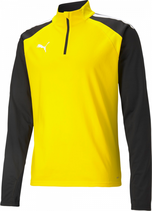 Puma - Teamliga Training 1/4 Zip Top - Amarelo & preto