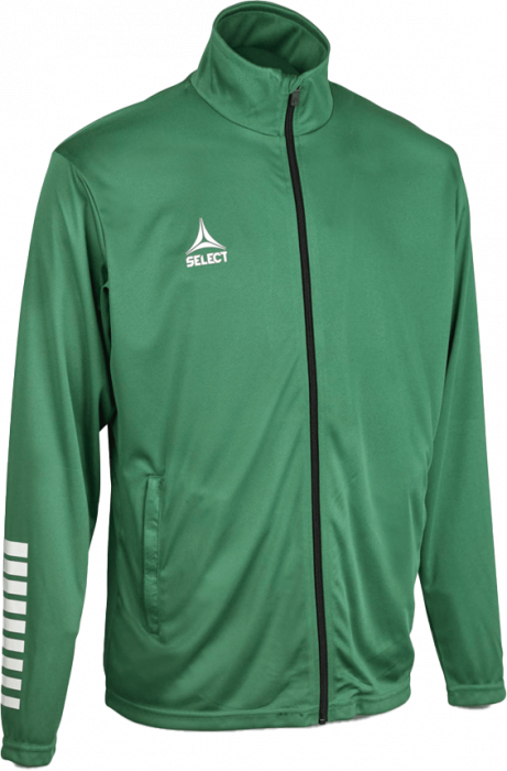 Select - Pisa Training Zip Jacket - Verde & blanco