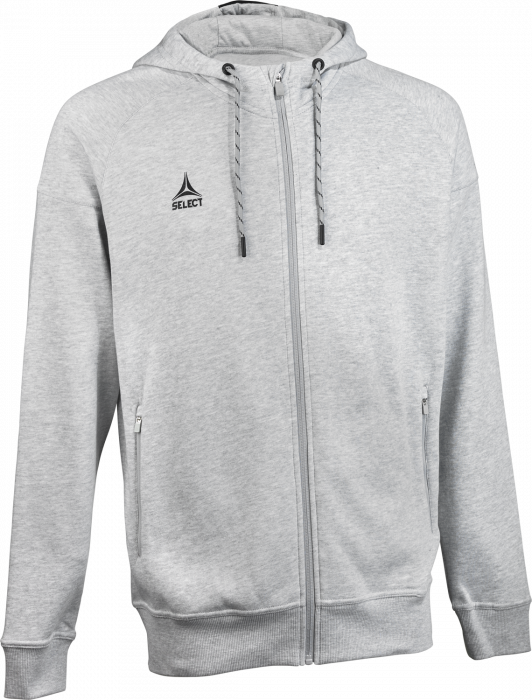 Select - Oxford V25 Hoodie W. Zip - Grau